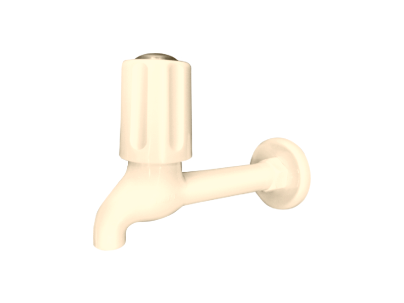 Bib Cock Long Body With Flange